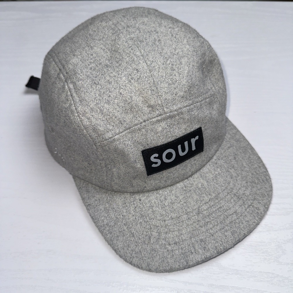 Crooked Stave Beer - SOUR - Cap - Grey 100% Melton Wool Hat - Baseball Cap